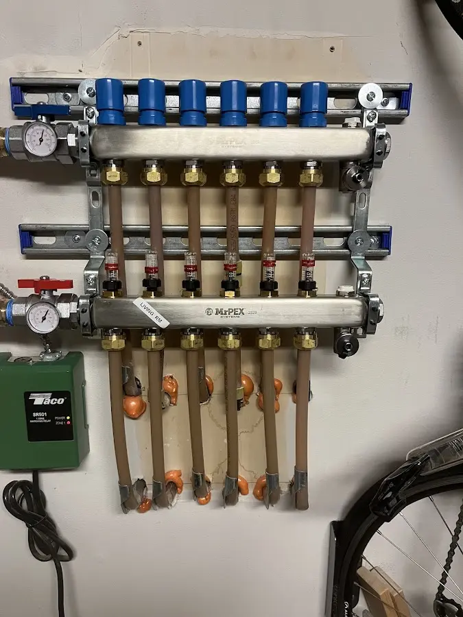 Plumber performing Leak Detection at a residential property in O'Fallon